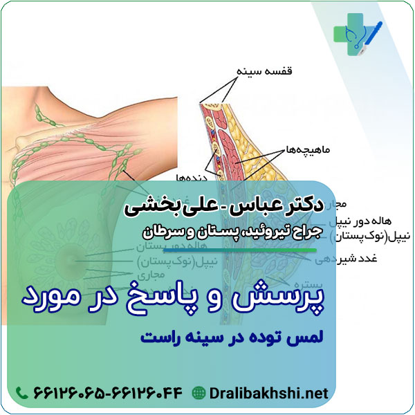 پرسش و پاسخ در مورد لمس توده در سینه راست